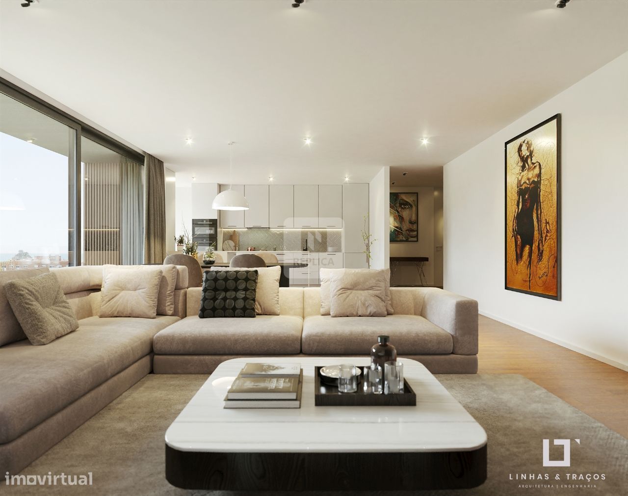 Apartamento T3 com Varanda em Construção em Arcozelo - Grande imagem: 1/13