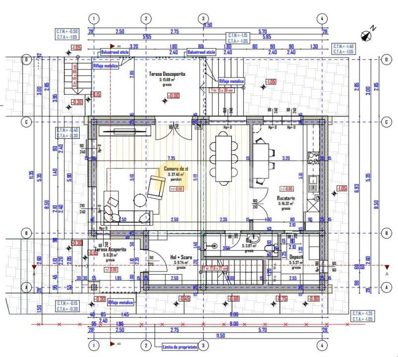 Casa cu 4 camere, 3 bai Teren 500 mp I Tureni-6