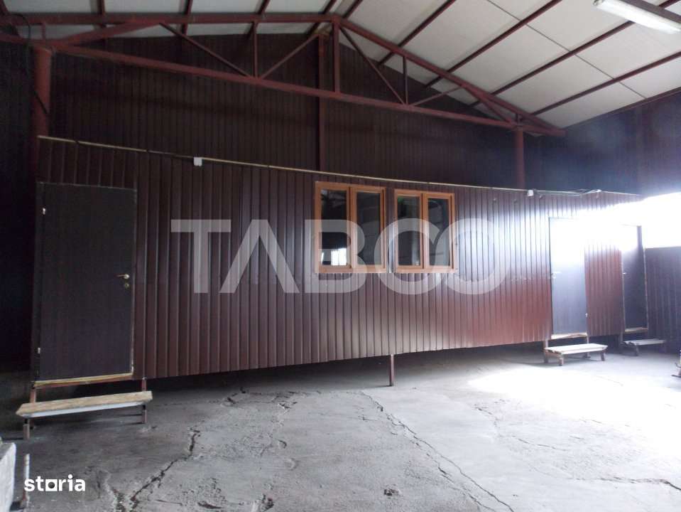 Hala 445 mp utili cu 500 metri curte de inchiriat Sibiu zona Lazaret - Imagine principală: 3/9