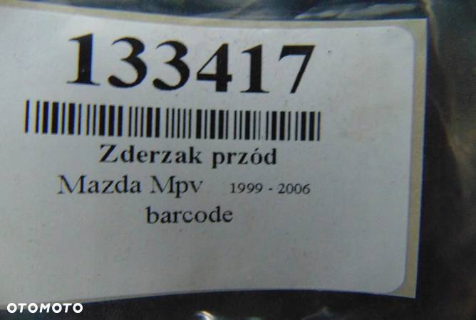MAZDA MPV II ZDERZAK PRZÓD - 11
