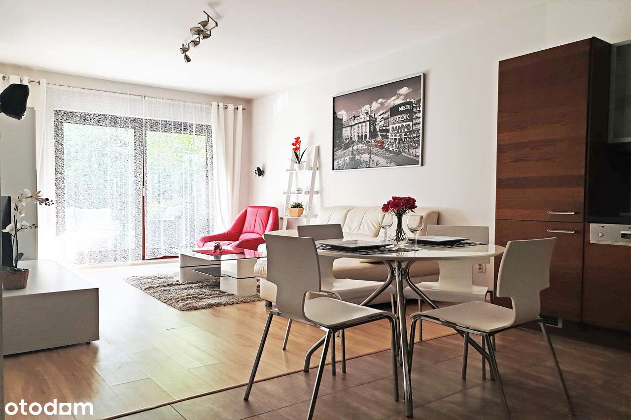 2-pokoje z SAUNĄ i Klimatyzacją | Prywatny ogród | ul. Sarmacka | 57m-2