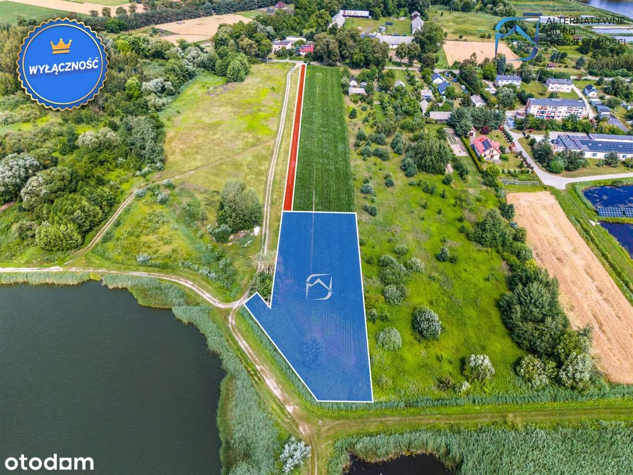 Działka z widokiem na stawy w Samoklęskach - Pełny obrazek: 5/15