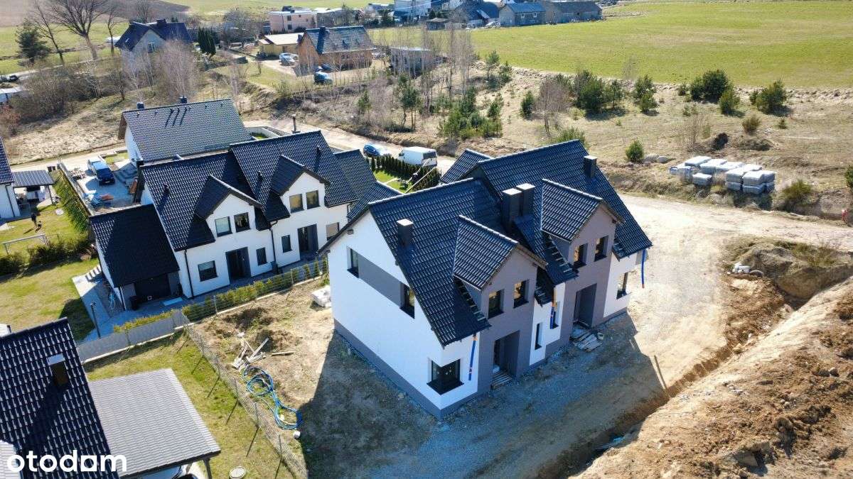 Bliźniak 95,41 m2 Barłomino, segment zewnętrzny