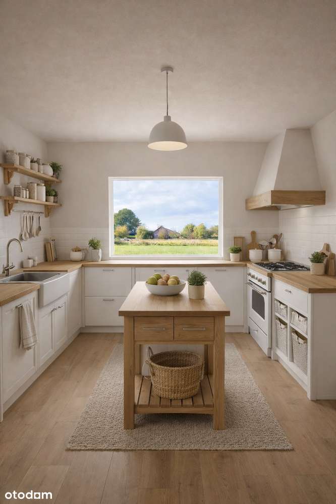 Nowoczesny dom w stanie surowym  z garażem w spokojnej okolicy-5