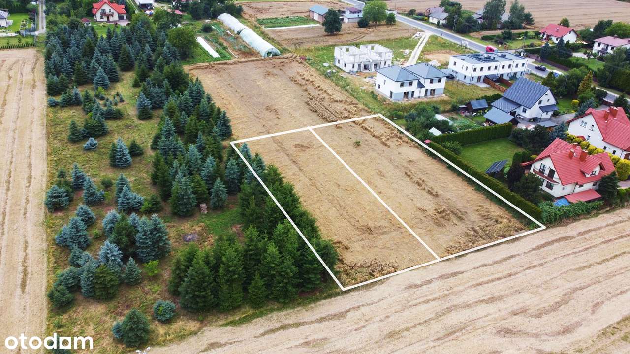 Działka budowlana MN, powierzchnia 1138m2 , Franciszków, gm. Mełgiew - Pełny obrazek: 5/6