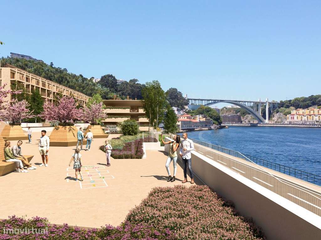 Apartamento T2 com área exterior, junto ao Rio Douro - Grande imagem: 3/92