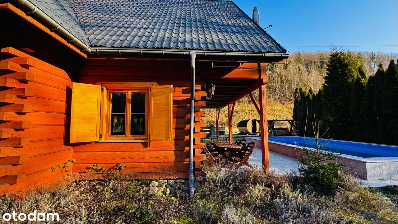 Piękny dom z bala z basenem pod Starym Groniem BRENNA - Pełny obrazek: 4/20