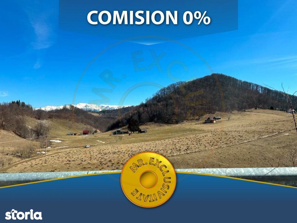 0% Comision Teren intravilan + padure, zona  turistica Dambovicioara!