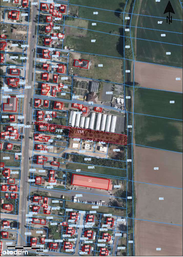 Obszerna działka budowlana blisko Kani-12