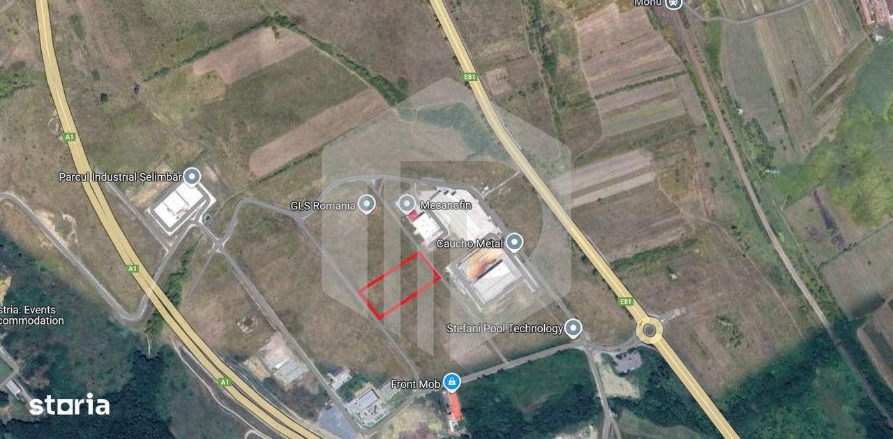 Teren industrial 2000 mp Parc Industrial Selimbar - Imagine principală: 1/3