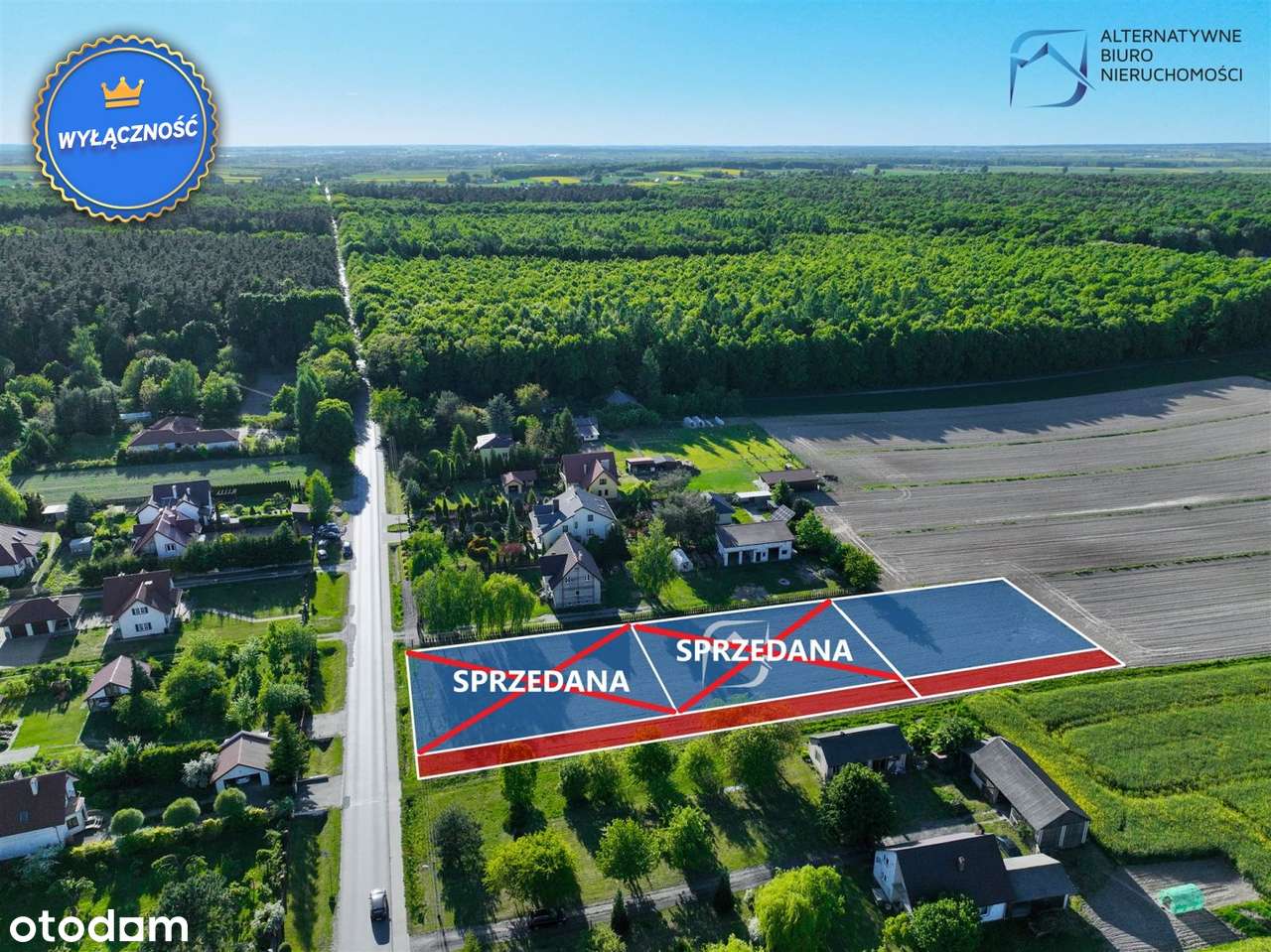 Piękna działka budowlana przy lesie w Osmolicach-2