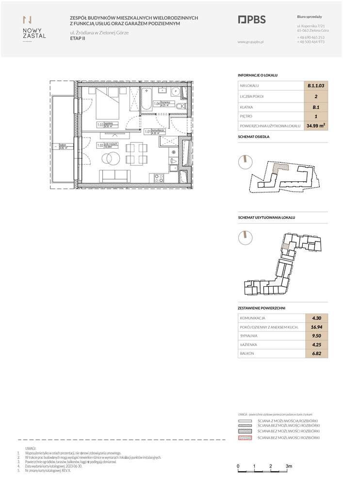 Nowy Zastal | mieszkanie 2-pok. | B.1.1.03 - Pełny obrazek: 2/7
