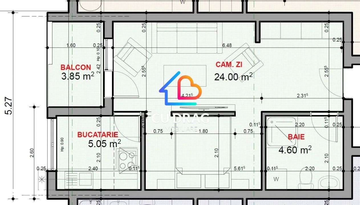 Garsoniera zona jumbo Sibiu-5