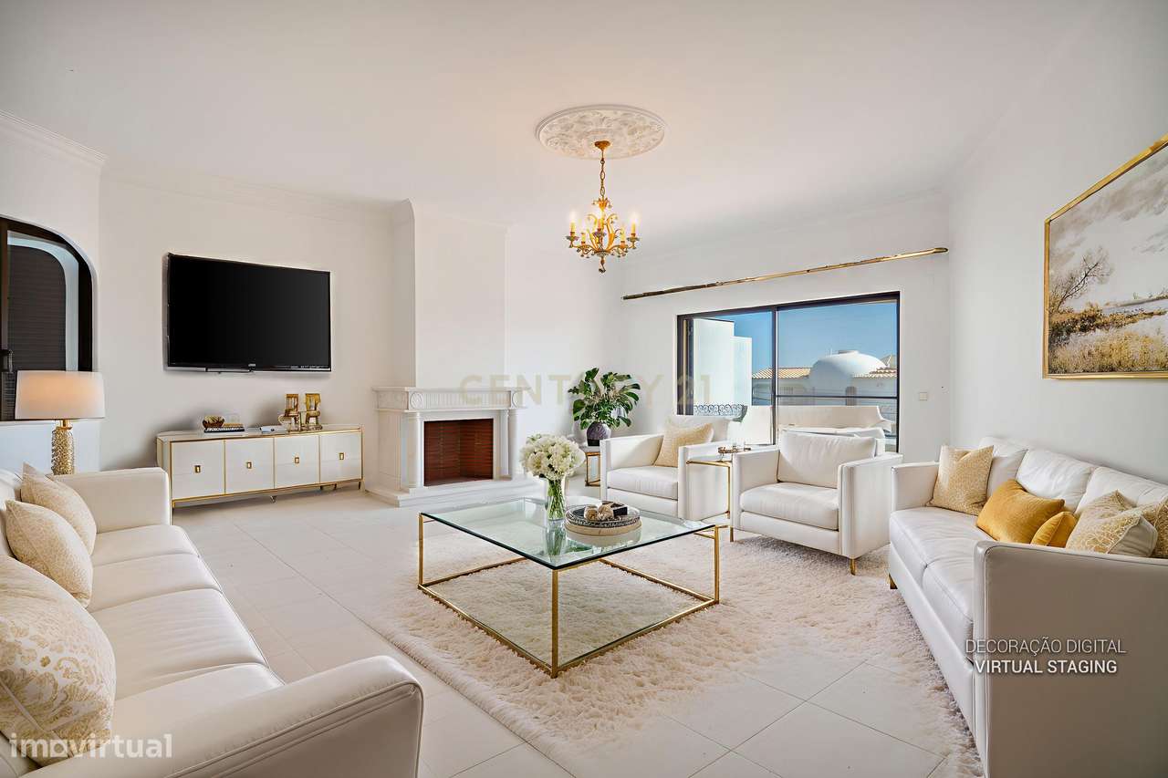 Moradia T3+1 Faro | Jardim | Garagem | Vista Mar - Grande imagem: 2/49