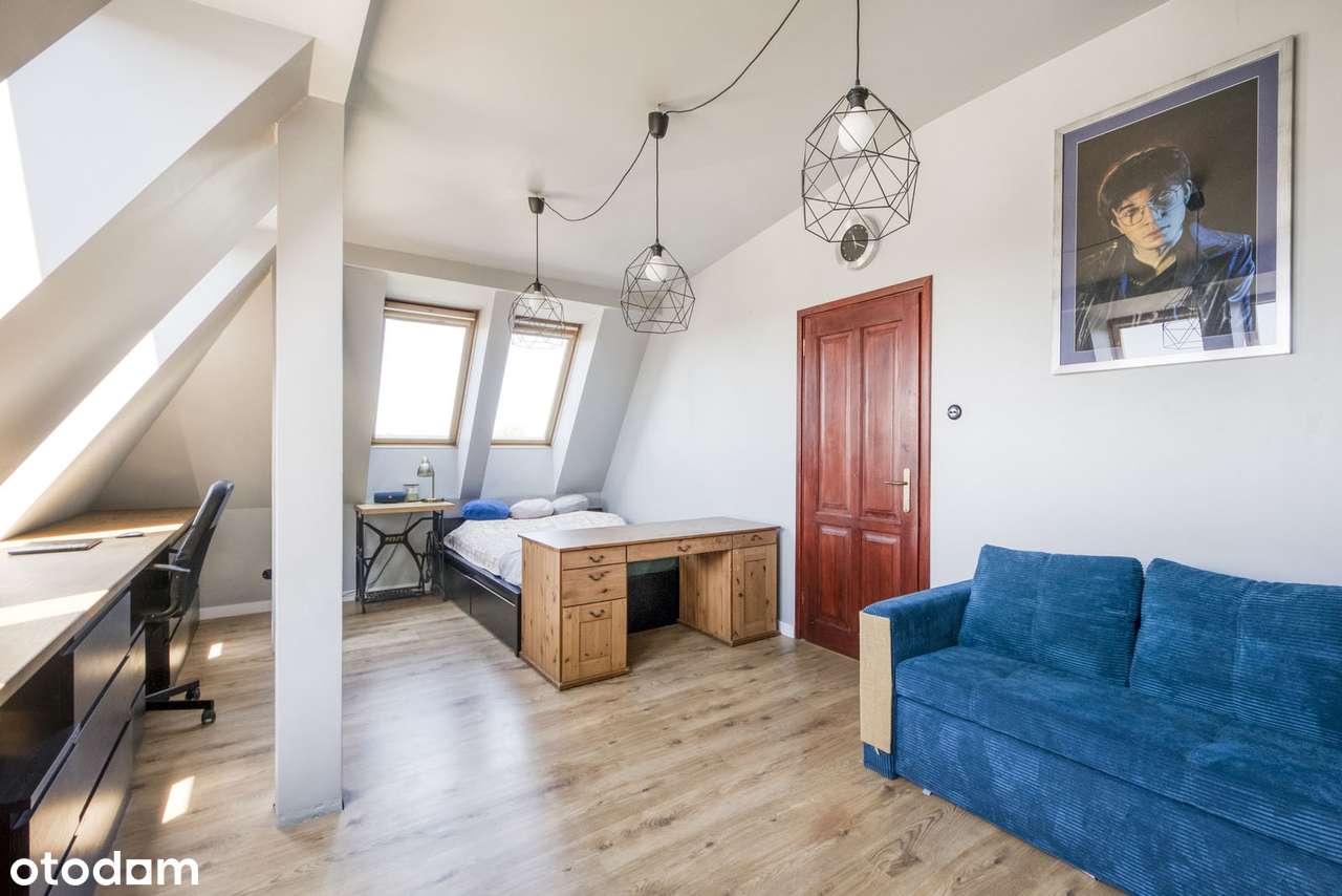 3-4 pokojowe 88mkw, 2 poziomowe, Tramwaj, Park, Garaż 25,3mkw, Metro-7