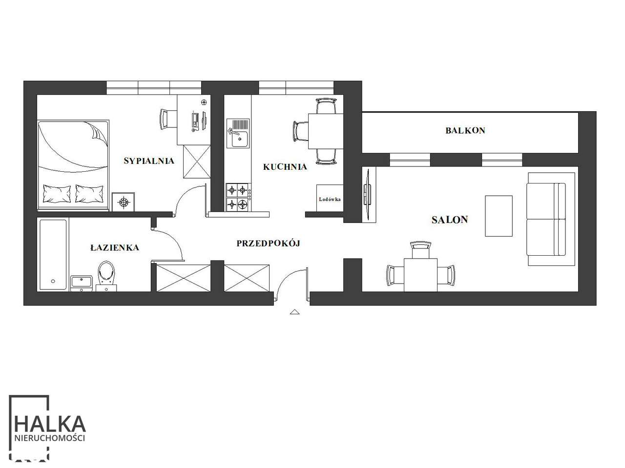 Zamieszkaj w Komorowicach! Jasne 2 pokoje czekają na Ciebie! - Pełny obrazek: 2/20
