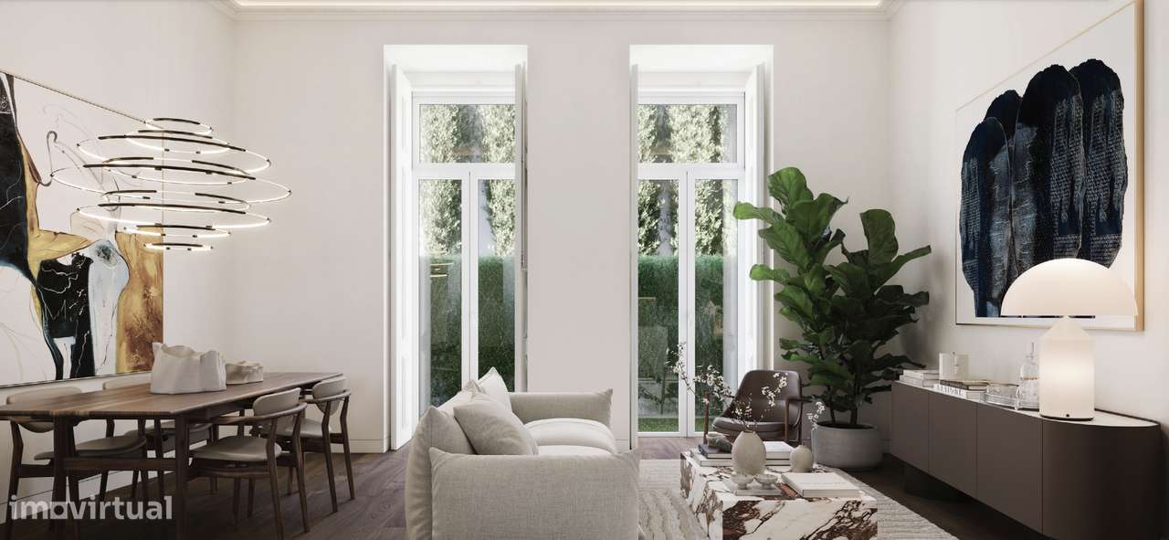 LISBOA, T2 Duplex penthouse com piscina e jardim comum,-12