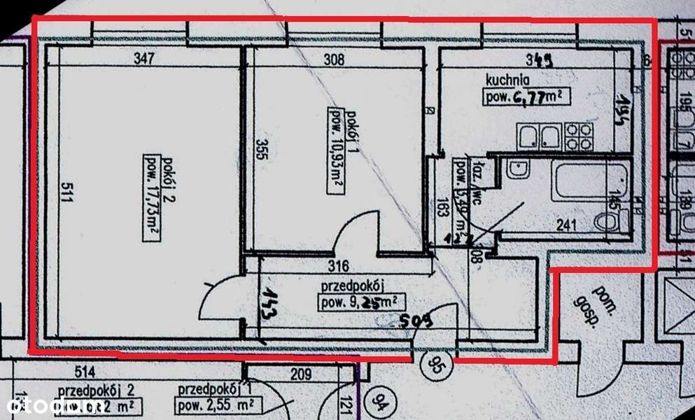 Plac Centralny,2 pokoje, po remoncie, winda, słoneczne, do wejścia-6