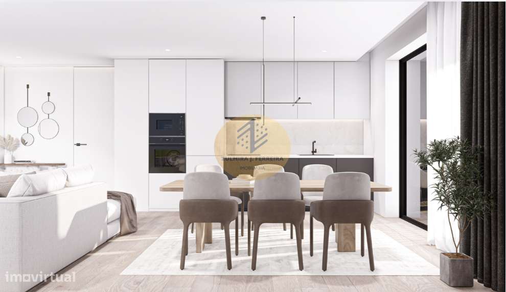 Apartamento T2 com varanda, garagem, Gaia-7