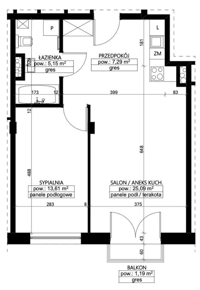 Funkcjonalne 2p|Gotowe, Spokój, cisza| Zielony Wilanów - Pełny obrazek: 5/6