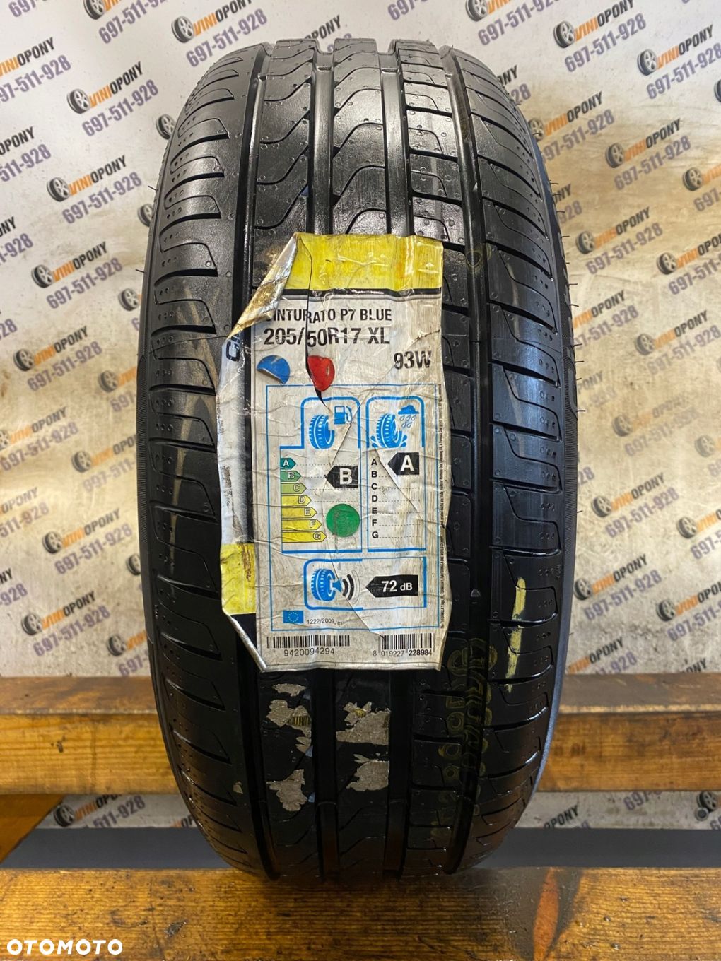 Pirelli Cinturato P7 Blue 205/50-17 93W Nowa - 1