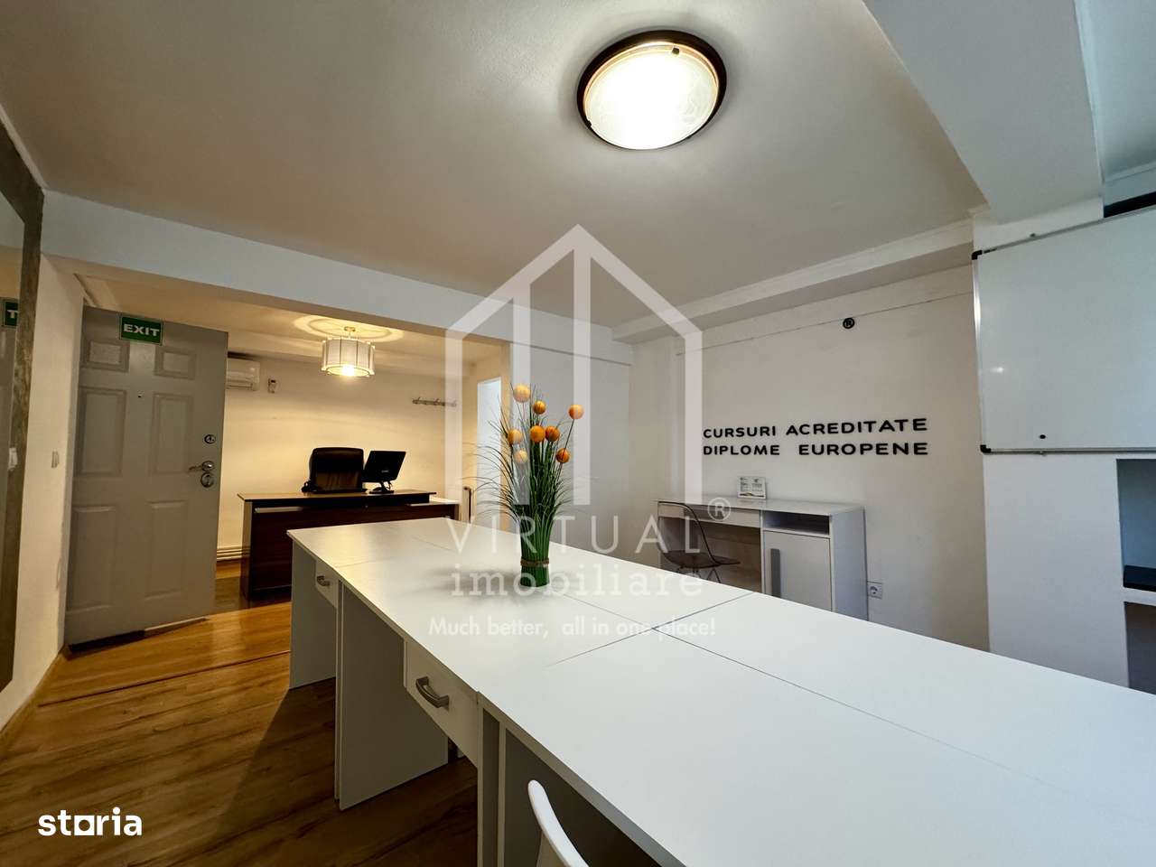 Spatiu comercial cu 2 camere, 53mp utili + terasa, etaj 1, Bl V. Milea - Imagine principală: 3/11