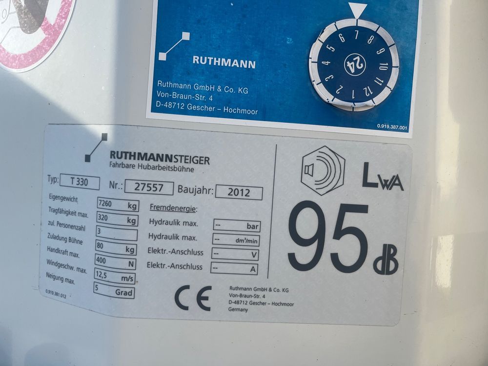 Podnośnik Koszowy Zwyżka 33 Metry Ruthmann T330 - zdjęcie 23
