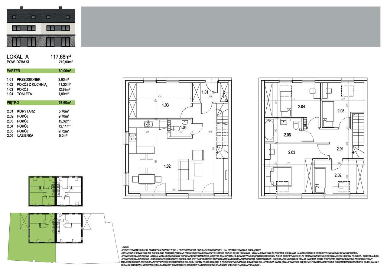 Dom, 117,67 m², Iwiny - Pełny obrazek: 3/8