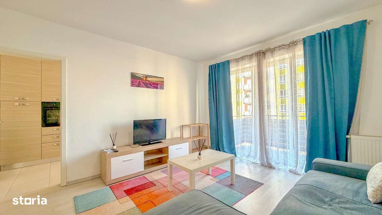 Garsoniera decomandata, Etaj 3/8, loc de parcare si boxa, mobilata - Imagine principală: 2/15