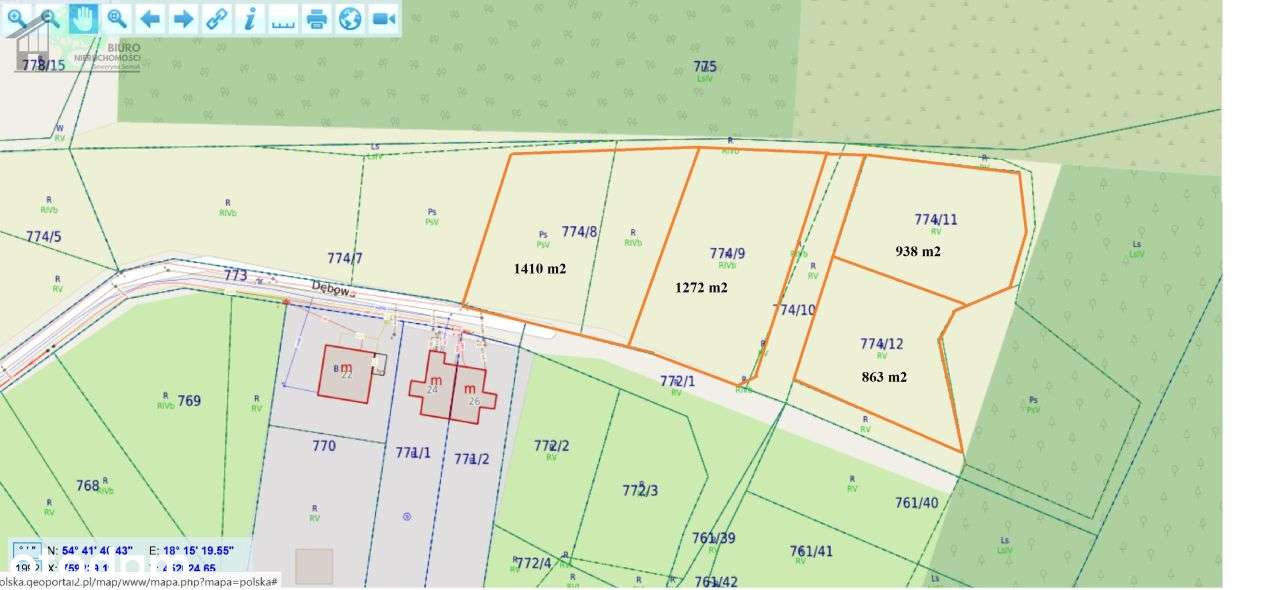Działki pod lasem - budowlane z Wz - Leśniewo-15