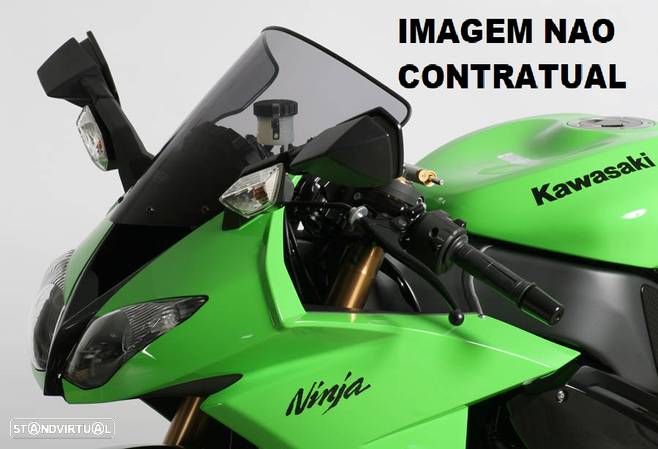 viseira mra fumada original kawasaki zx-6r 2009 - 2016 zx-10r 2008 - 2010 - 1