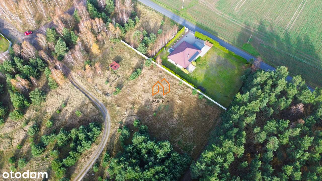Działka budowlana w otulinie lasu.-1