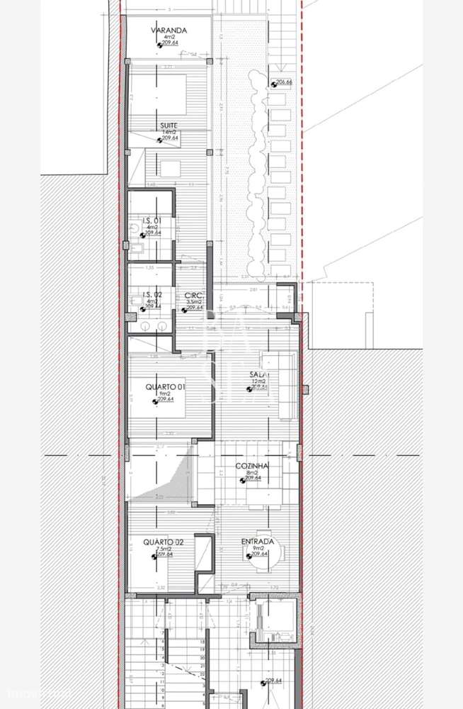 Apartamento T3 Novo com Garagem no Centro Histórico  em Braga (São Vic-19