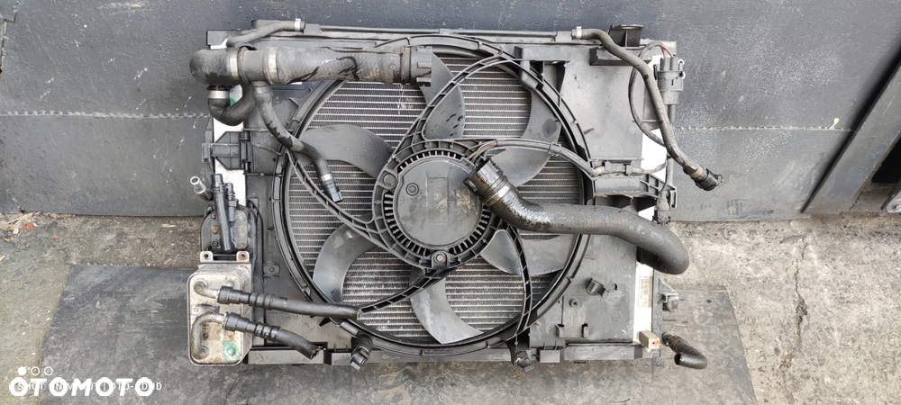 Komplet chłodnic wentylator chłodnica wody klimatyzacji BMW e60 e61 2,5i 3,0i m54  6931231  7519209 - 3