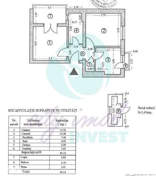 2 camere Gara de Nord-Parcul Duca-Bloc anvelopat - Imagine principală: 1/6