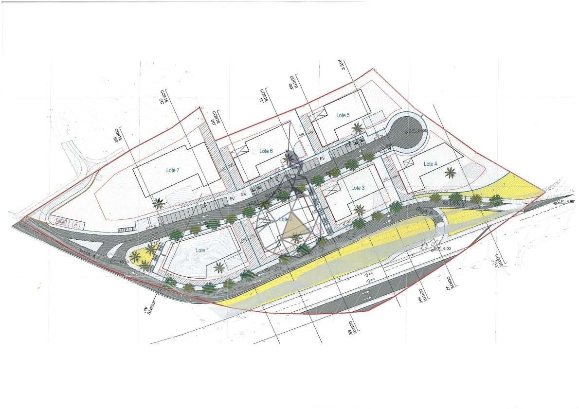 Terreno para construção de prédio multifamiliar em Lagos