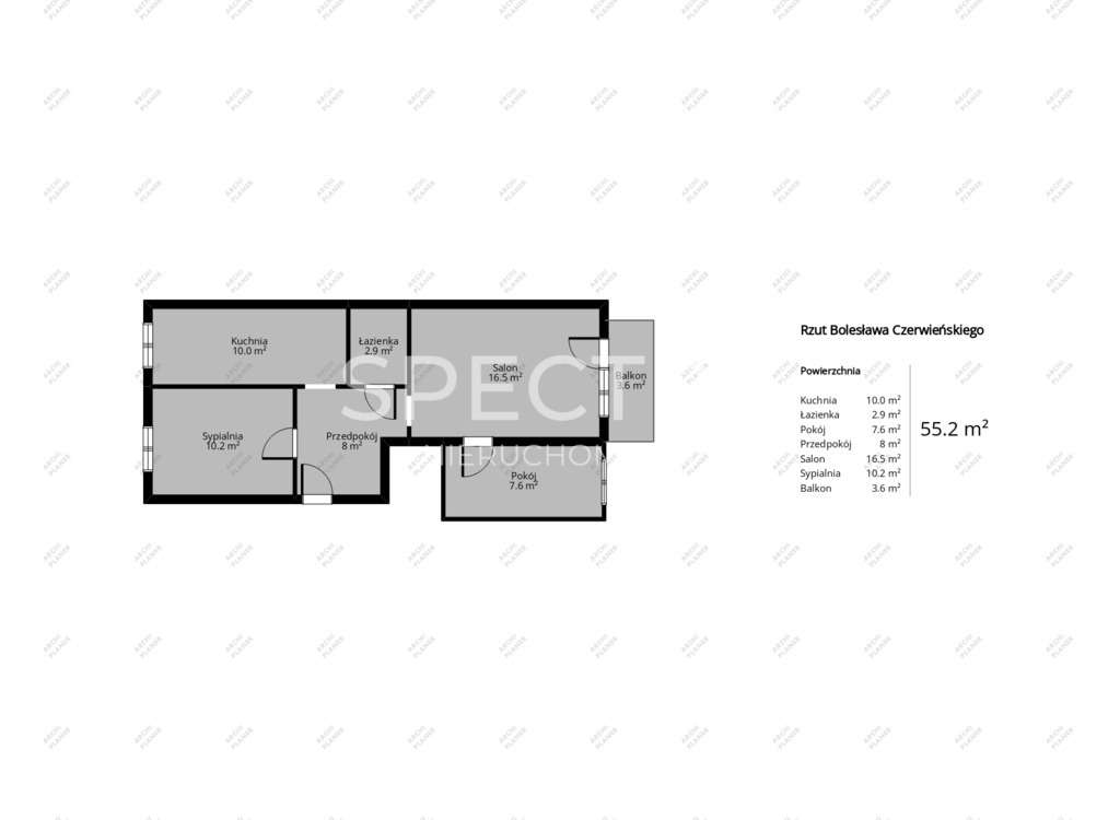 3 pokoje | Osobna kuchnia | 55m² | Zielona okolica-11
