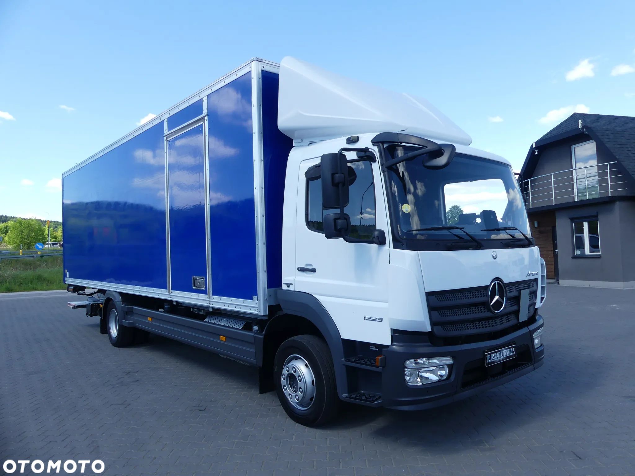 Mercedes-Benz ATEGO 1223 / KONTENER + WINDA / EURO 6 / - 1