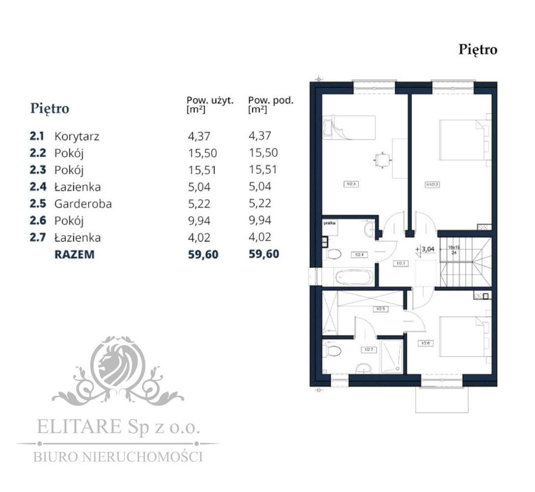 Dom w zab. bliźniaczej 105,27m2 +opcj.poddasze 29, - Pełny obrazek: 5/16