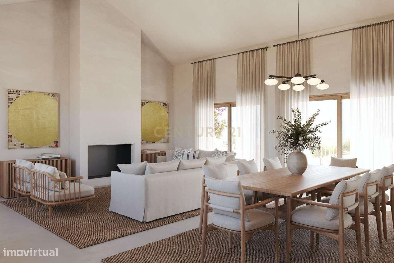 Moradia T4 com piscina e vista mar, em Eira da Palma, Tavira – projeto - Grande imagem: 3/17