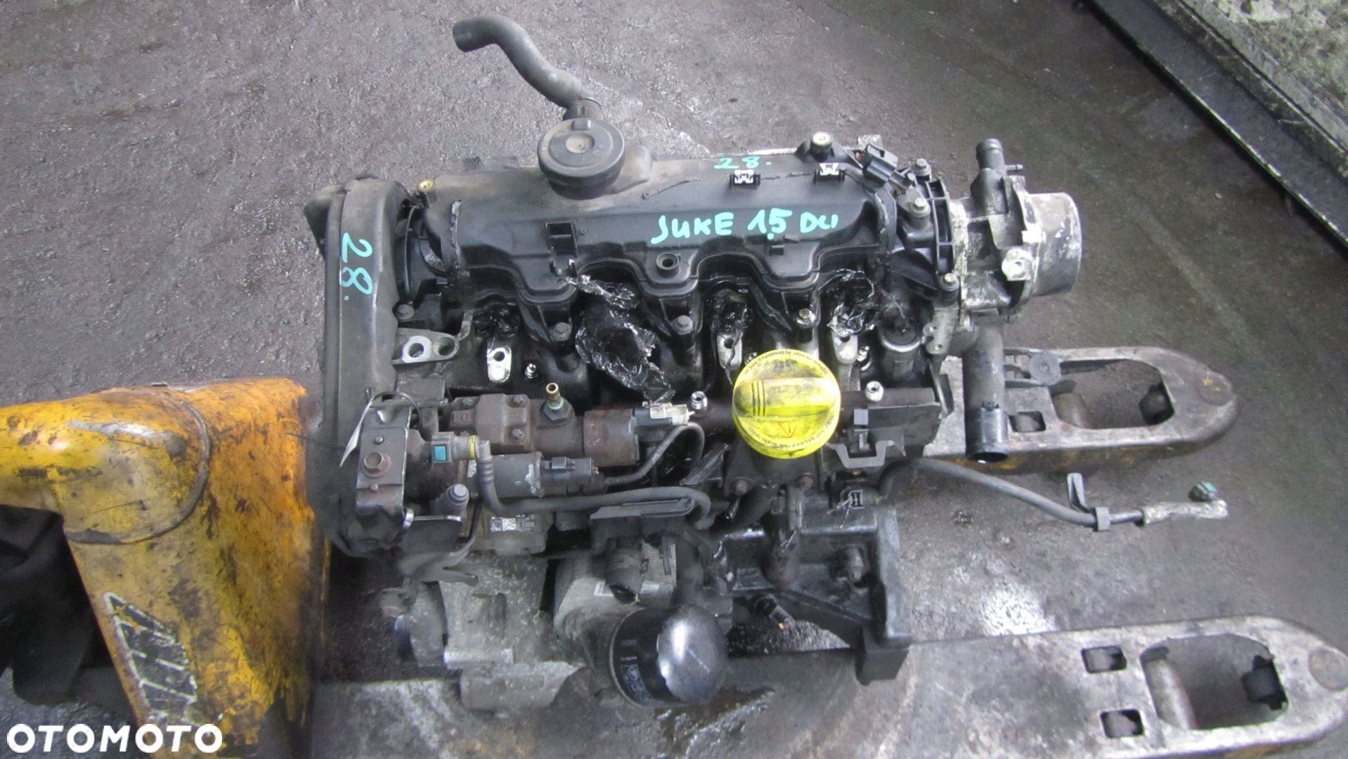 NISSAN JUKE F15 1,5 SILNIK SŁUPEK K9KB410 15- - 1