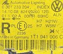 VW TOURAN I 1T0 LIFT 06-09 CROSS LAMPA PRAWA CZARNA 1T0941006C 14.10.08 - 5