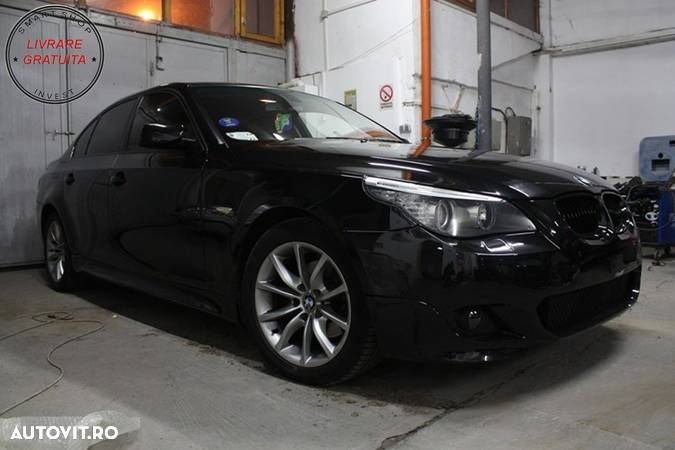 Pachet Bara Fata cu Praguri Laterale BMW Seria 5 E60 E61 (2003-2007) M-Technik Des- livrare gratuita - 11