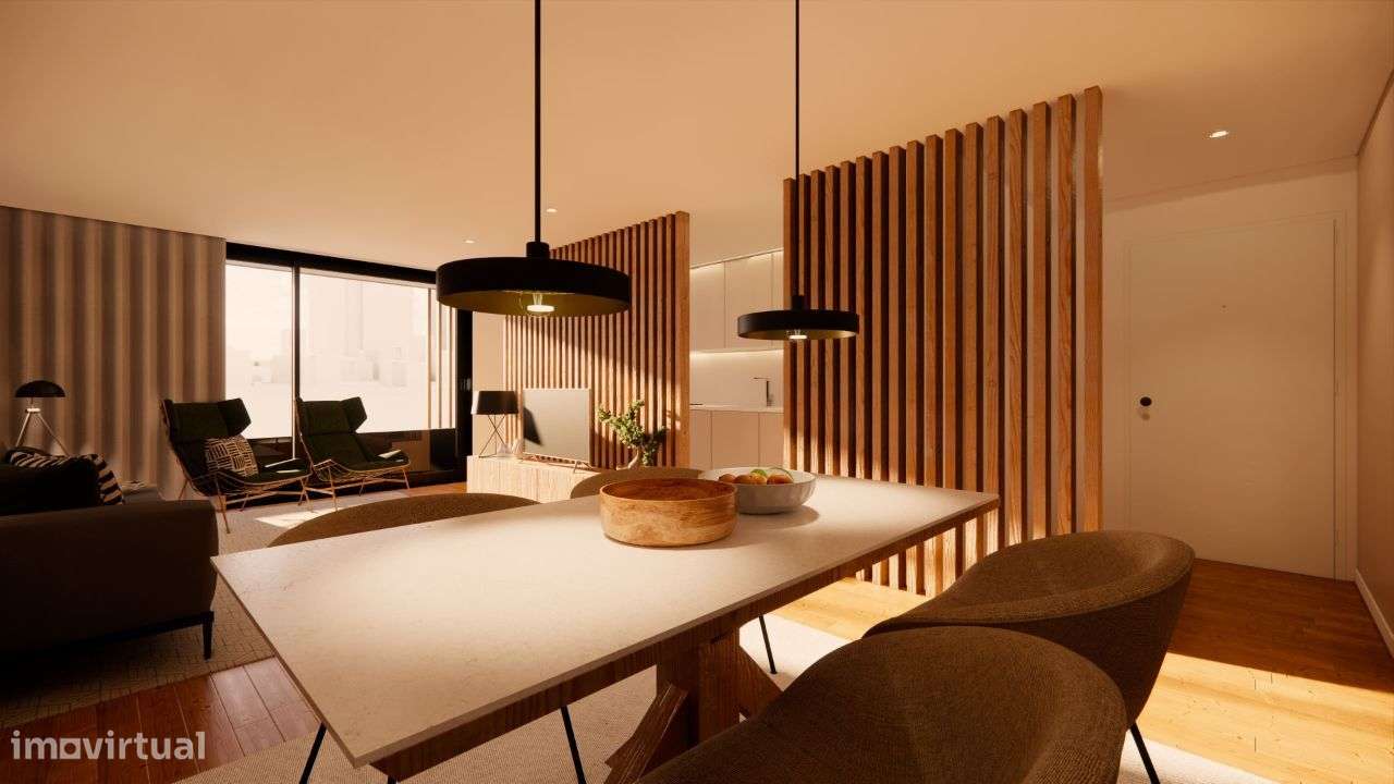 Apartamentos novos no condomínio fechado Twin22, no centro de Espinho - Grande imagem: 2/21