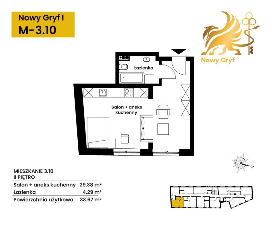 Mieszkanie w centrum Szczecinka z windą - Pełny obrazek: 2/21