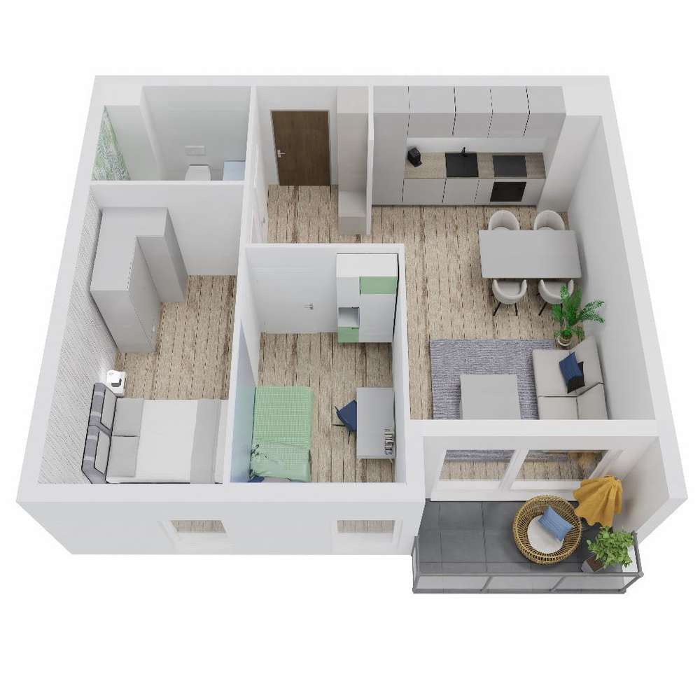 InCity - Apartament 86/M3 - Pełny obrazek: 2/17