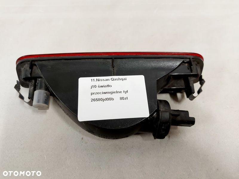 NISSAN QASHQAI J10 ŚWIATŁO PRZECIWMGIELNE TYŁ 26580JD00B - 5