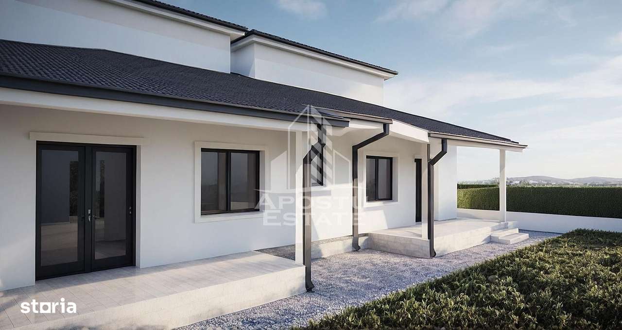 Duplex cu 4 camere, P+E, despartit prin camera tehnica, in Giarmata - Imagine principală: 4/9