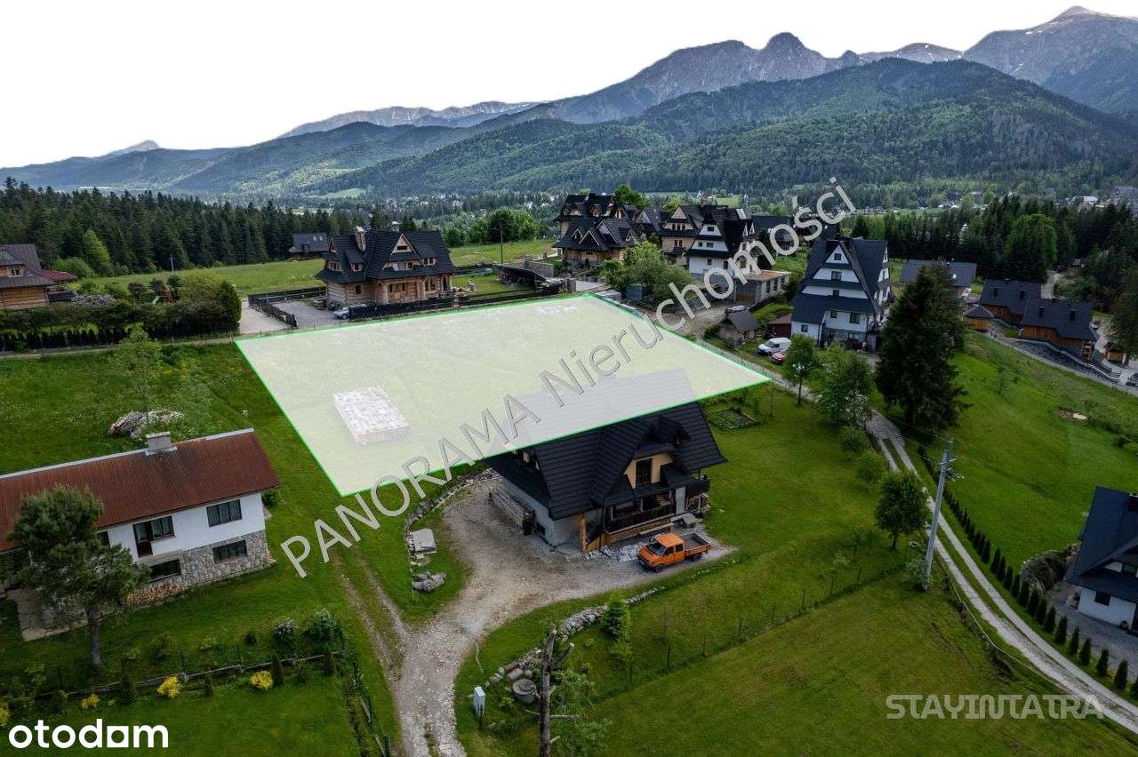 Kościelisko -budowlana działka z widokiem na Tatry-3
