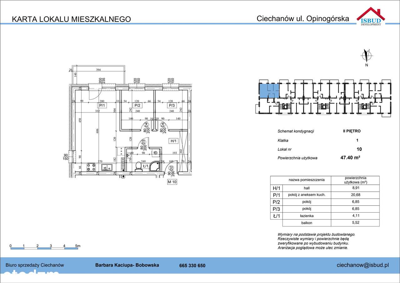 Osiedle Premium X​I​I | mieszkanie 3-pok. | 10 - Pełny obrazek: 2/8